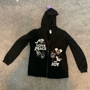Disney 100 sz XL 14-16 kids zip hoodie sweatshirt